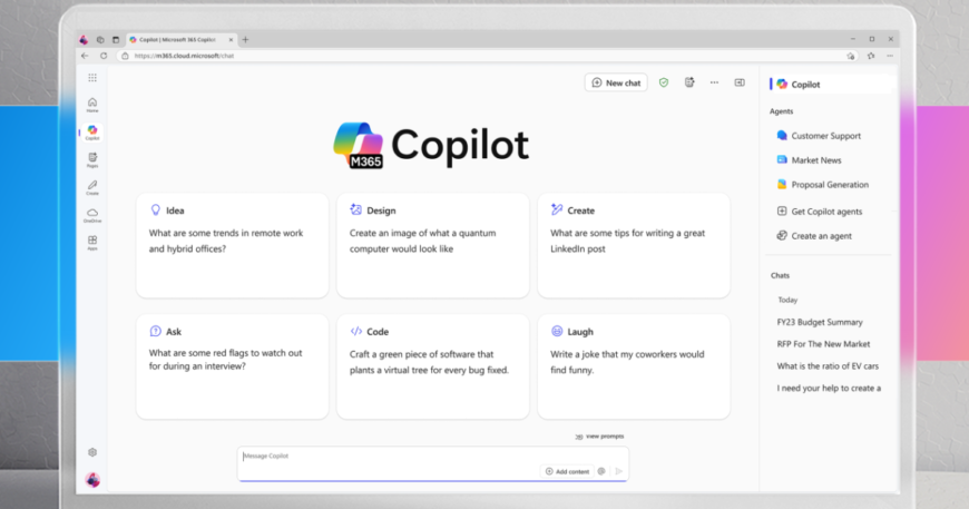 microsoft 365 copilot chat